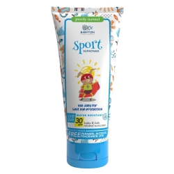 Babyton Bebek ve Çocuklar için Suya Dayanıklı Güneş Koruyucu Krem 100ml - Babyton