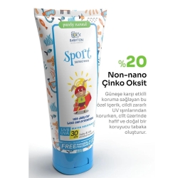 Babyton Bebek ve Çocuklar için Suya Dayanıklı Güneş Koruyucu Krem 100ml - Babyton (1)