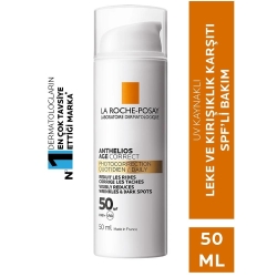 La Roche Posay Anthelios Age Correct SPF50 Leke ve Kırışıklık Karşıtı Güneş Koruyucu Yüz Kremi 50ml - La Roche Posay